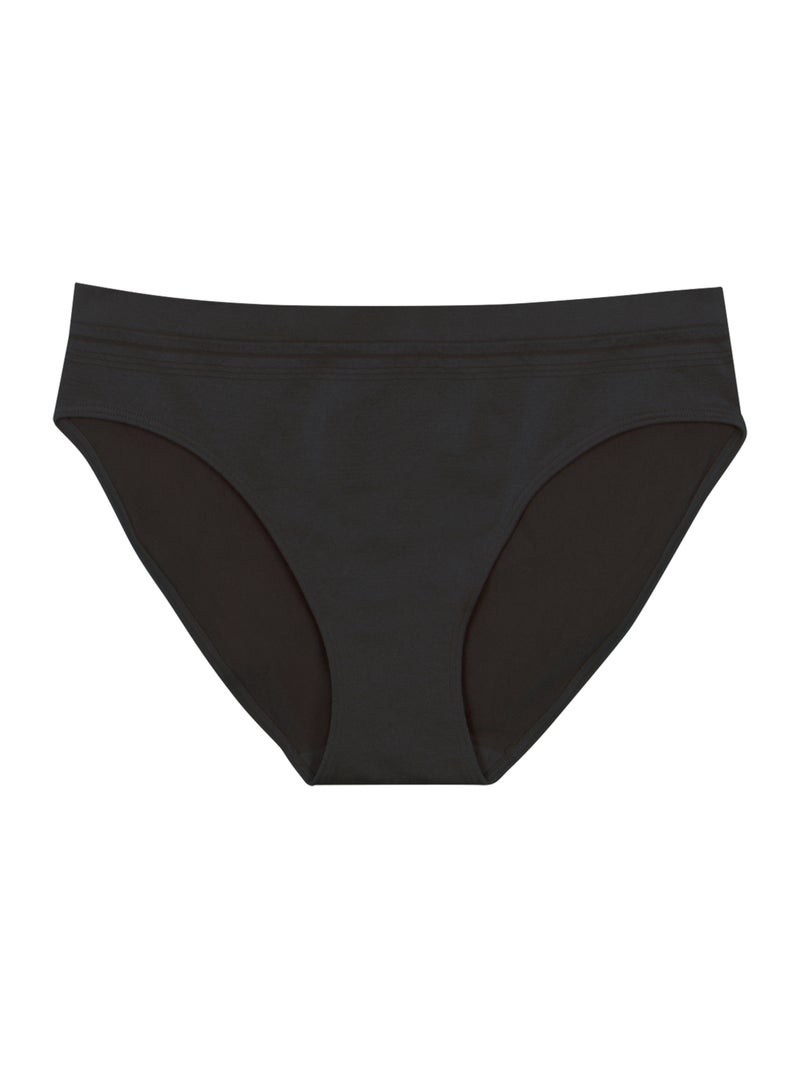 Culotte sans coutures femme Pure Micro Athena Noir - Kiabi
