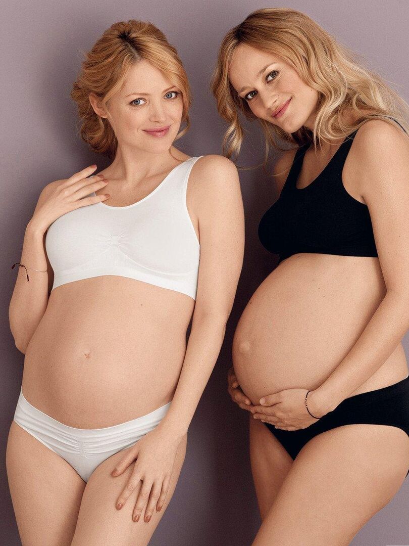 Culotte sans coutures pour future maman Seamless Blanc - Kiabi