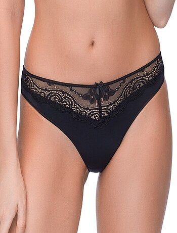 Culotte satinée avec dentelle Snezhana - Kiabi