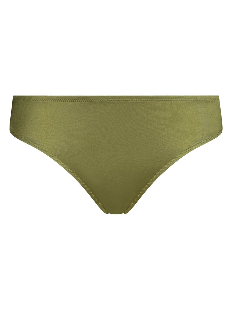 Culotte satinée Silk Radiance Kaki - Kiabi