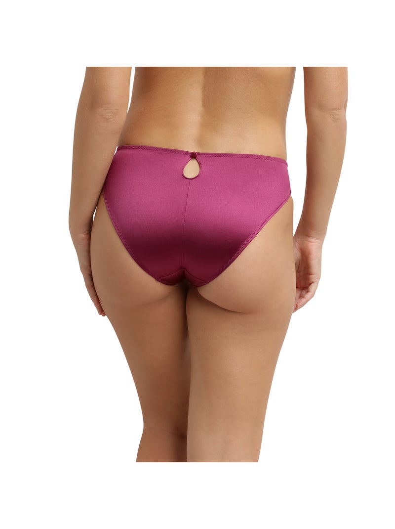 Culotte satinée Silk Radiance Prune - Kiabi
