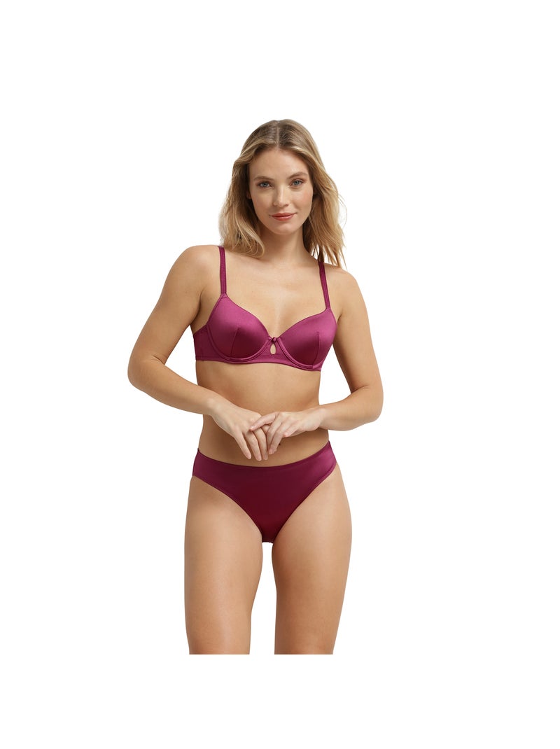 Culotte satinée Silk Radiance Prune - Kiabi