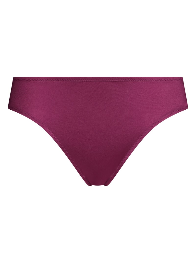 Culotte satinée Silk Radiance Prune - Kiabi