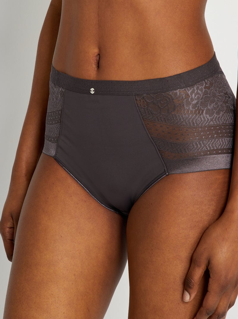 Culotte sculptante 'Bestform' gris foncé - Kiabi