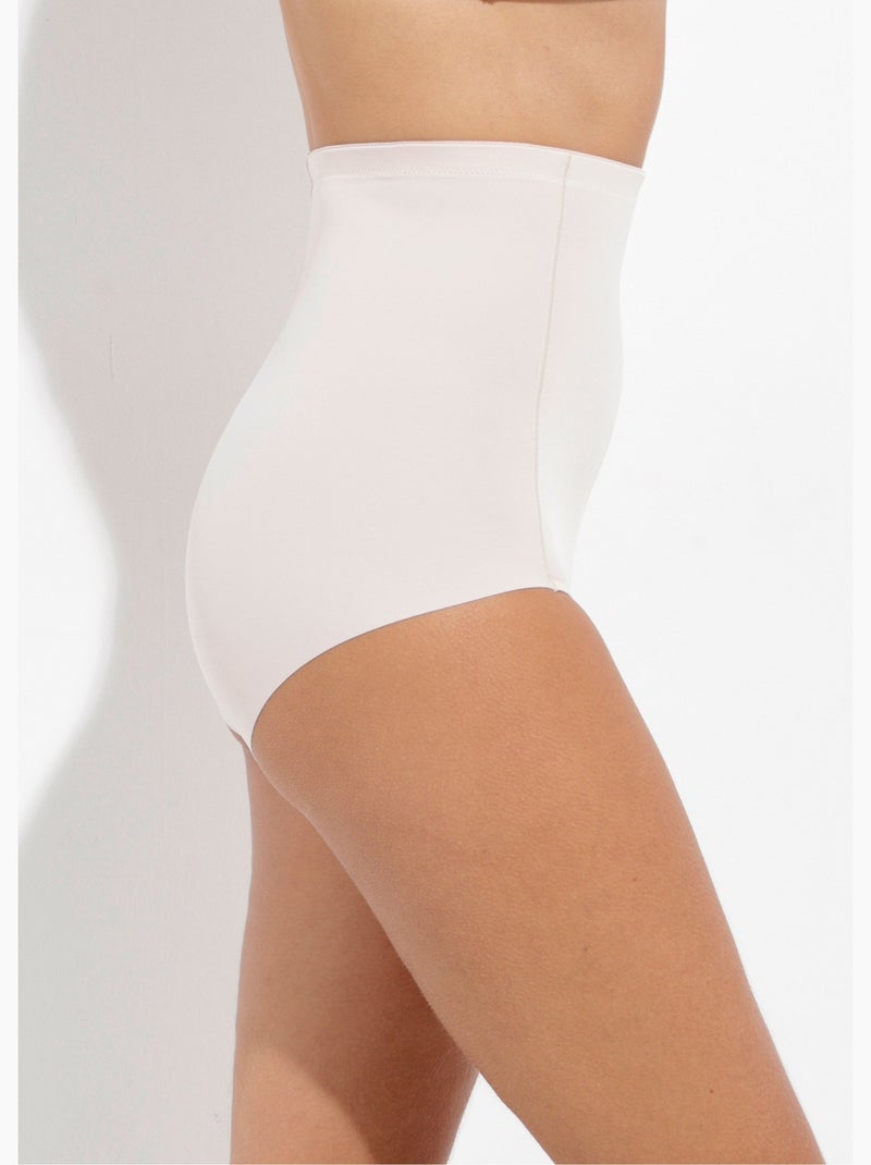 Culotte sculptante taille très haute - Afibel Beige - Kiabi