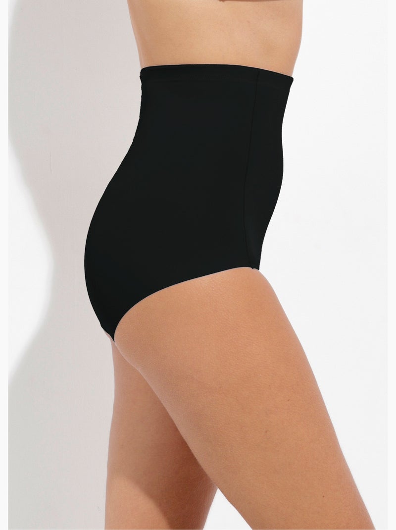 Culotte sculptante taille très haute - Afibel Noir - Kiabi
