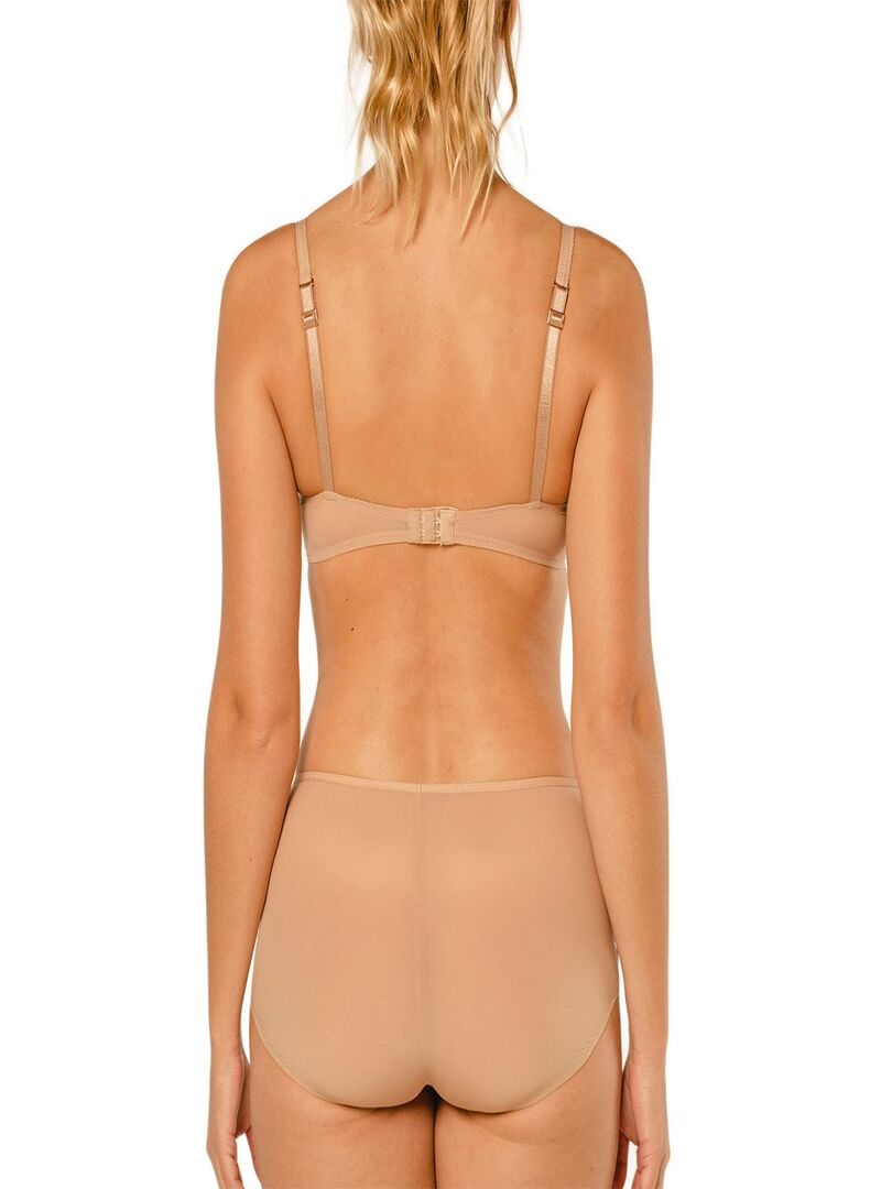 Culotte seconde peau grande taille Jodie Beige - Kiabi