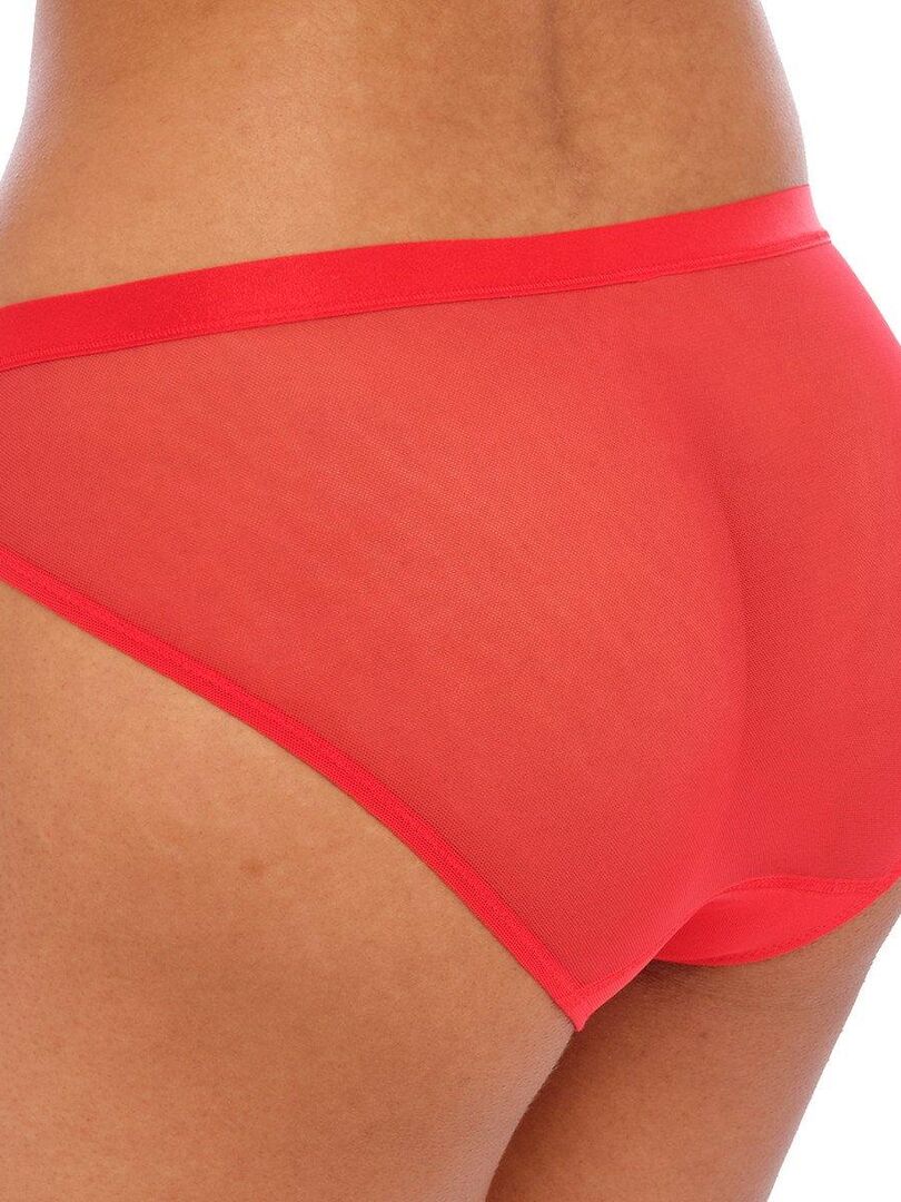 Culotte semi-transparente Snapshot Rouge - Kiabi