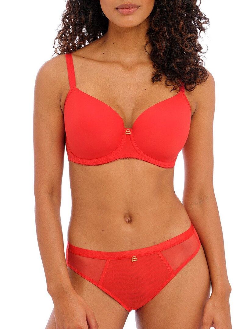 Culotte semi-transparente Snapshot Rouge - Kiabi