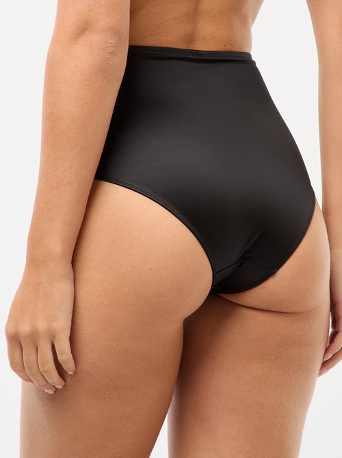 Culotte shapewear microfibre et dentelle - Kiabi