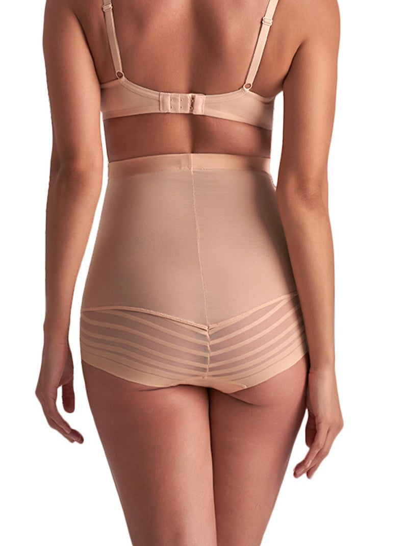 Culotte shapewear taille ultra haute powermesh Beige - Kiabi