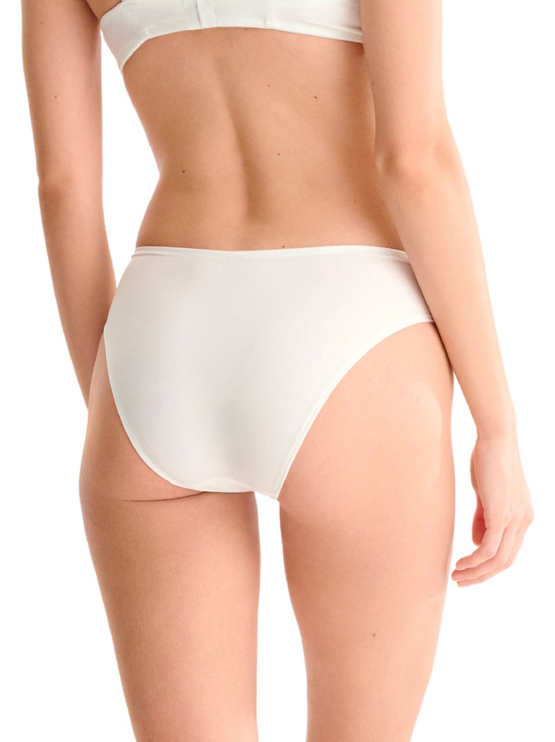 Culotte shiny secret mariage Ecru - Kiabi