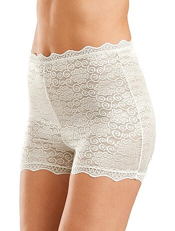 Culotte shorty dentelle - lot de 2 - Afibel