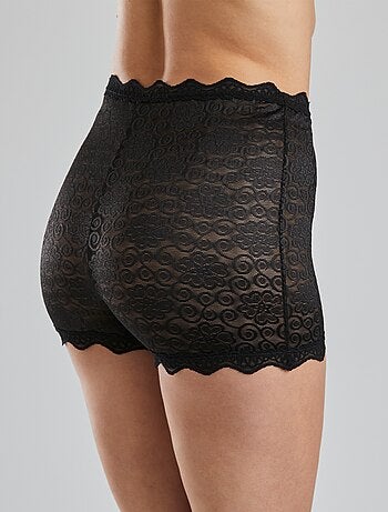 Culotte shorty dentelle - lot de 2