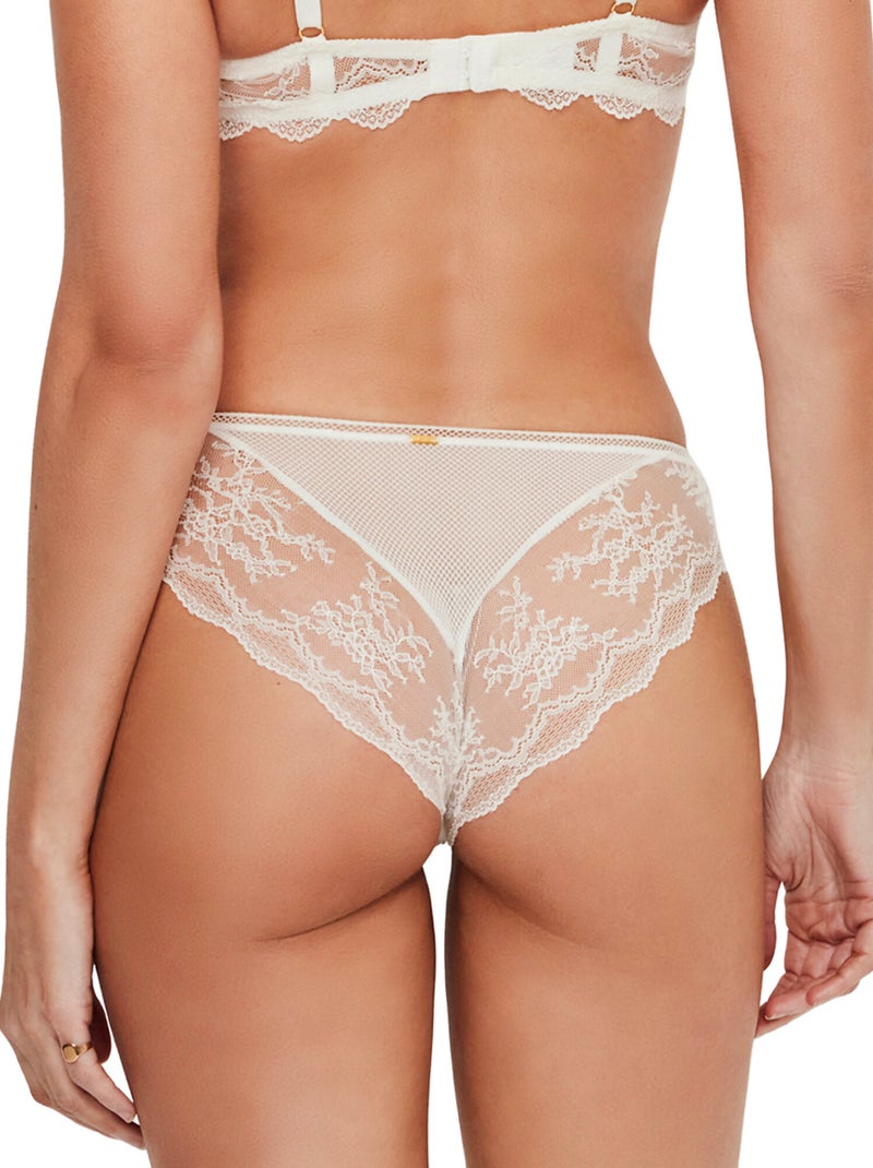 Culotte slip bikini dentelle MANUELA MARIAGE Ecru - Kiabi