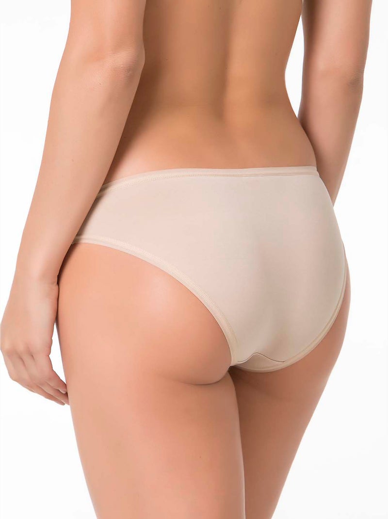 Culotte slip bikini invisible Beige - Kiabi