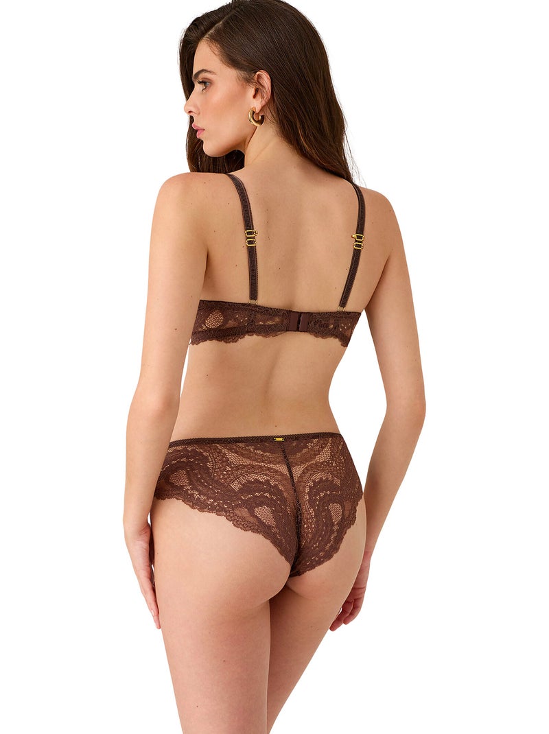 Culotte slip bikini renatta Marron - Kiabi
