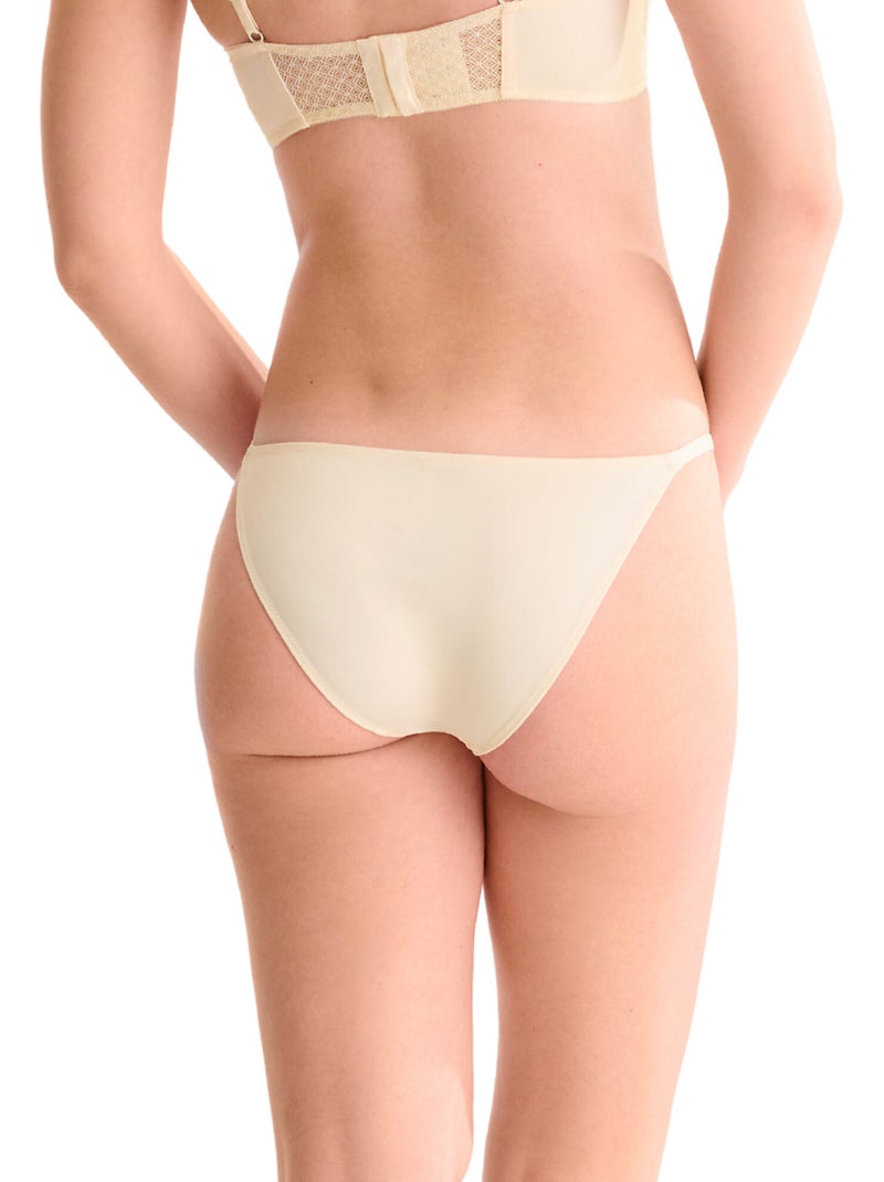 Culotte slip bikini tessa Ecru - Kiabi