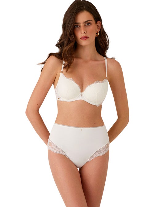 Culotte slip gainant taille haute renatta mariage - Kiabi Culotte slip gainant taille haute renatta mariage - Kiabi