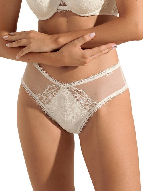 Culotte slip italien échancré Daydream mariage - Kiabi