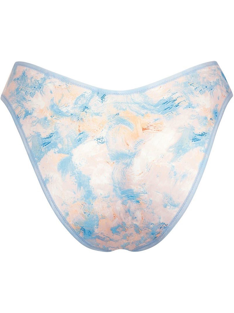 Culotte slip italien échancré Olena Bleu - Kiabi