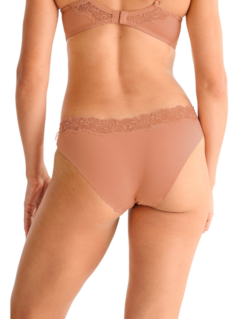 Culotte slip italien SELENA Beige - Kiabi