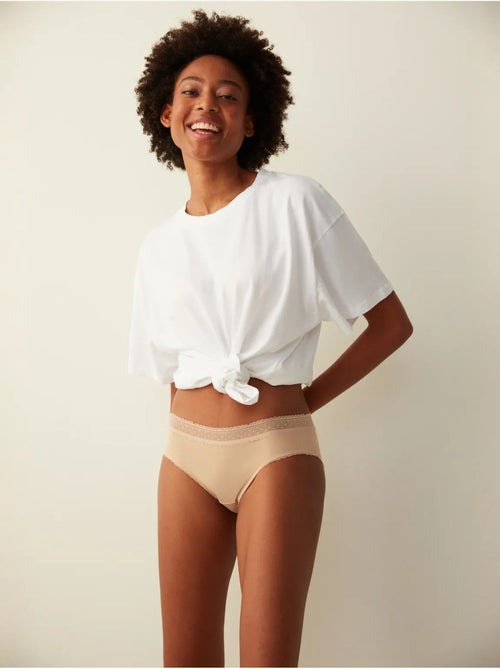 Culotte slip légère et confortable penti - Kiabi Culotte slip légère et confortable penti - Kiabi