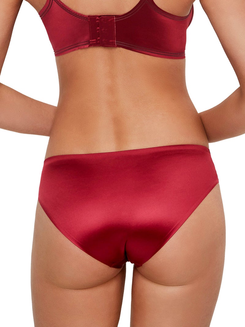 Culotte slip one gloss Rouge - Kiabi