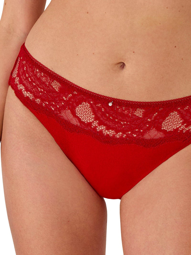 Culotte slip renatta Rouge - Kiabi