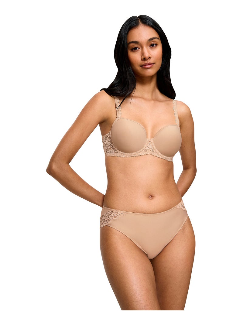 Culotte slip taï AMOURETTE Beige - Kiabi