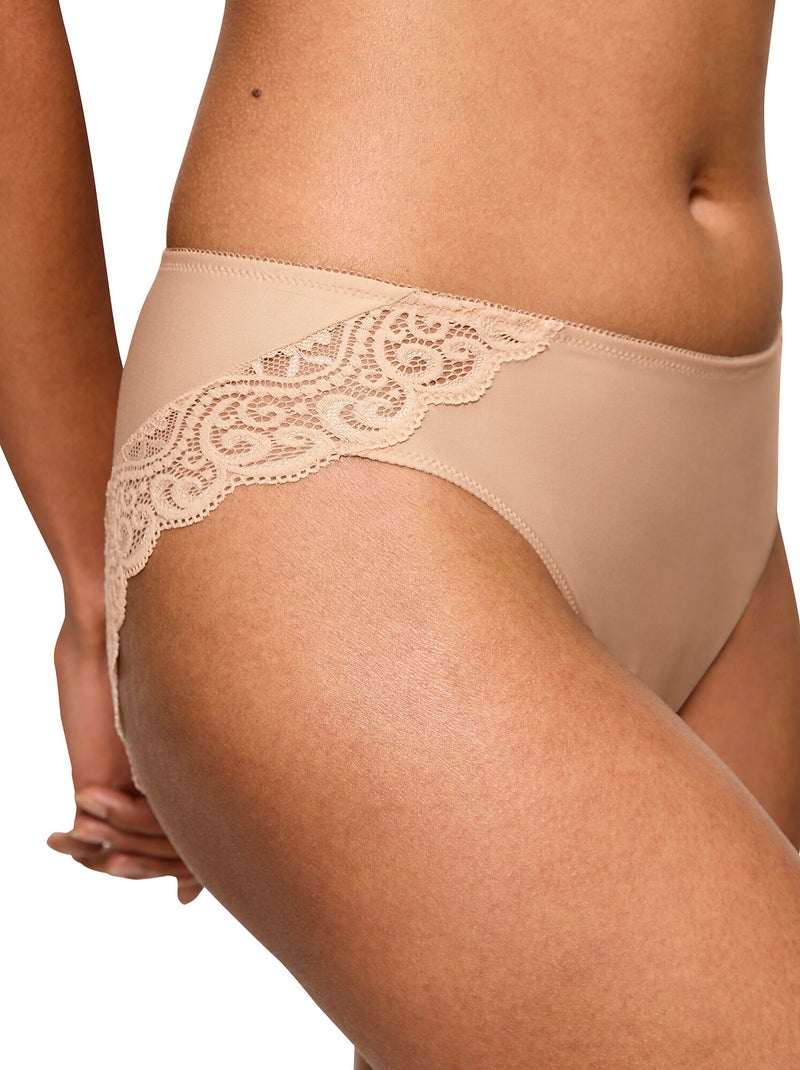 Culotte slip taï AMOURETTE Beige - Kiabi