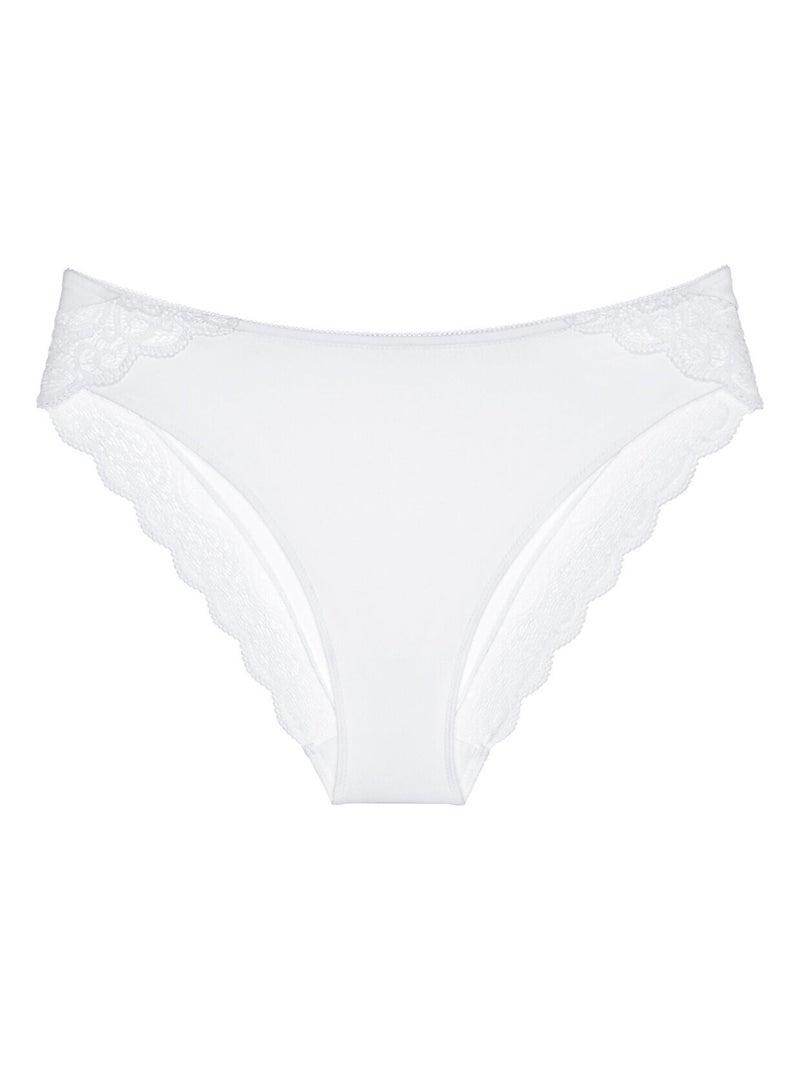 Culotte slip taï AMOURETTE Blanc - Kiabi