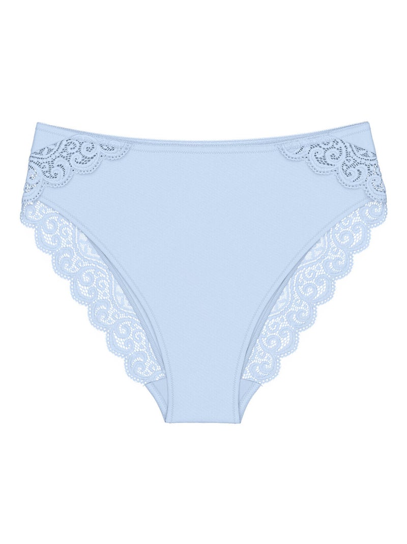 Culotte slip taï AMOURETTE Bleu ciel - Kiabi