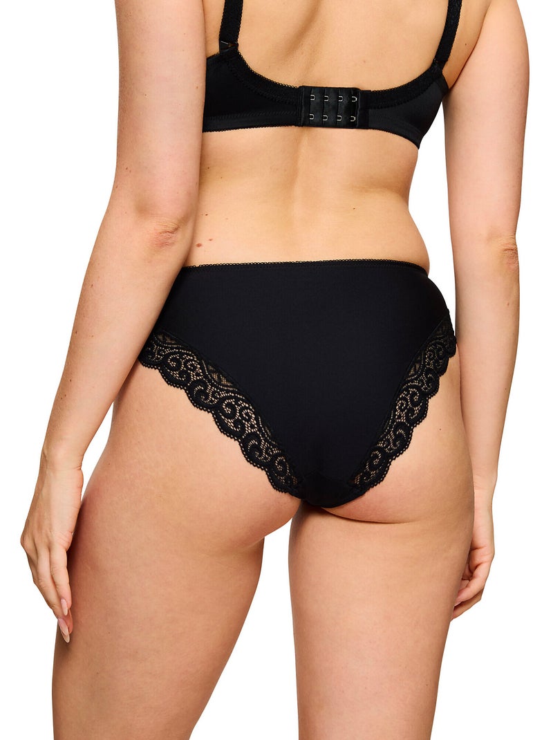 Culotte slip taï AMOURETTE Noir - Kiabi