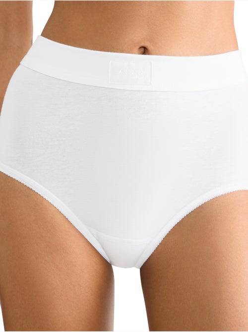 Culotte slip taille haute double comfort - Kiabi Culotte slip taille haute double comfort - Kiabi