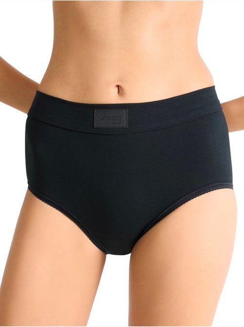 Culotte slip taille haute double comfort - Kiabi Culotte slip taille haute double comfort - Kiabi