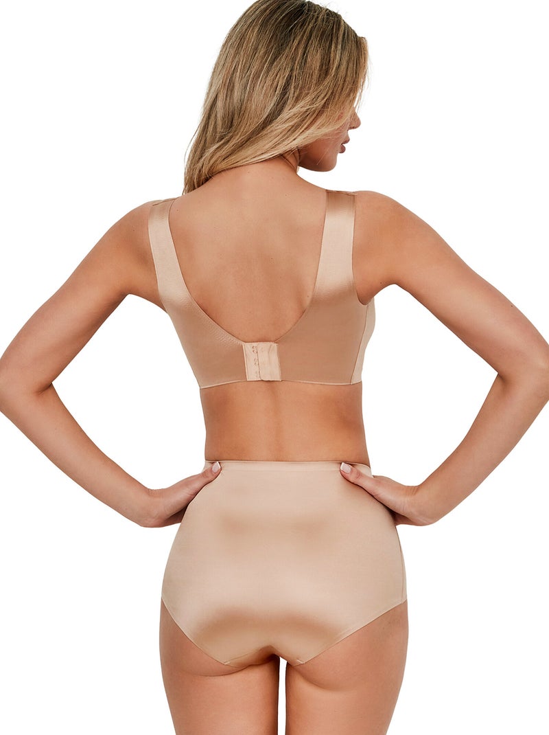 Culotte slip taille haute one gloss Jaune - Kiabi