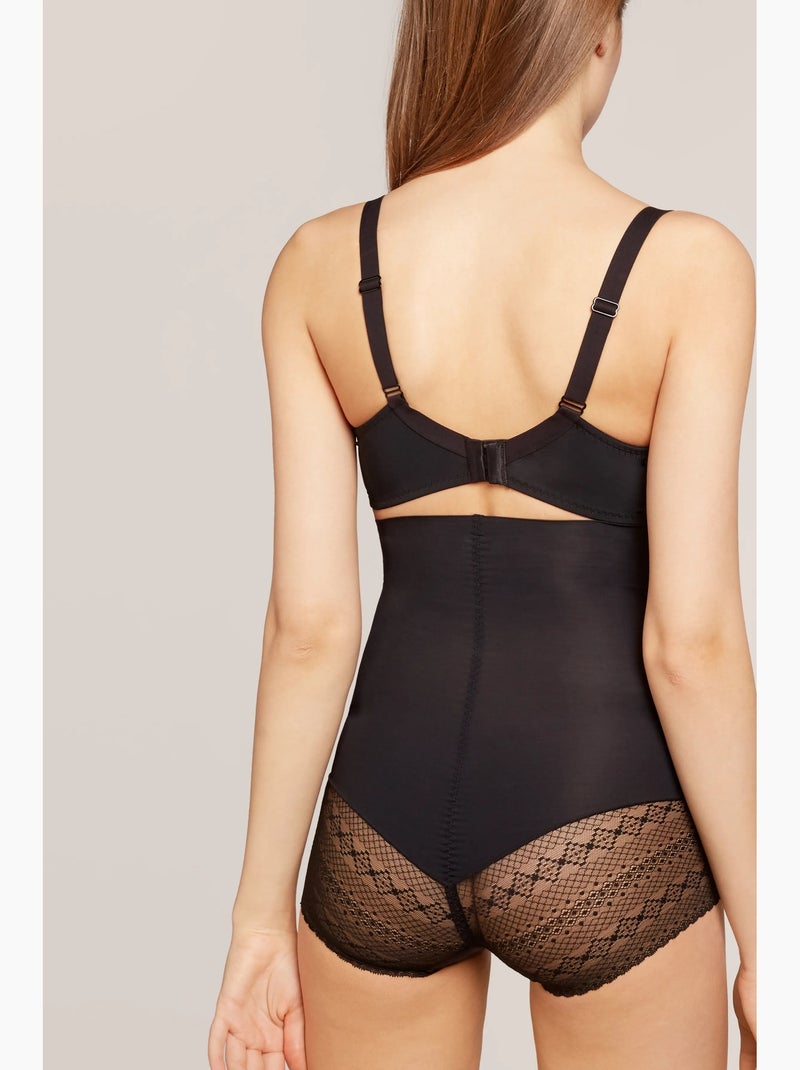 Culotte super haute modelante effet ventre plat Noir - Kiabi