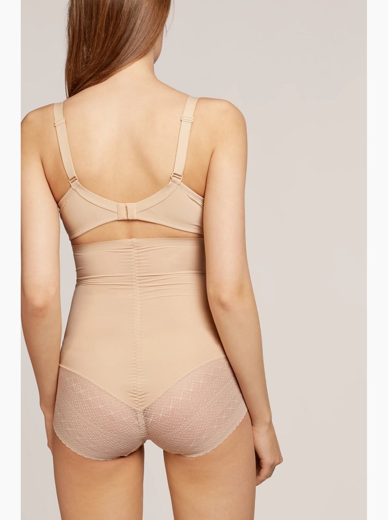 Culotte super haute modelante effet ventre plat Rose - Kiabi