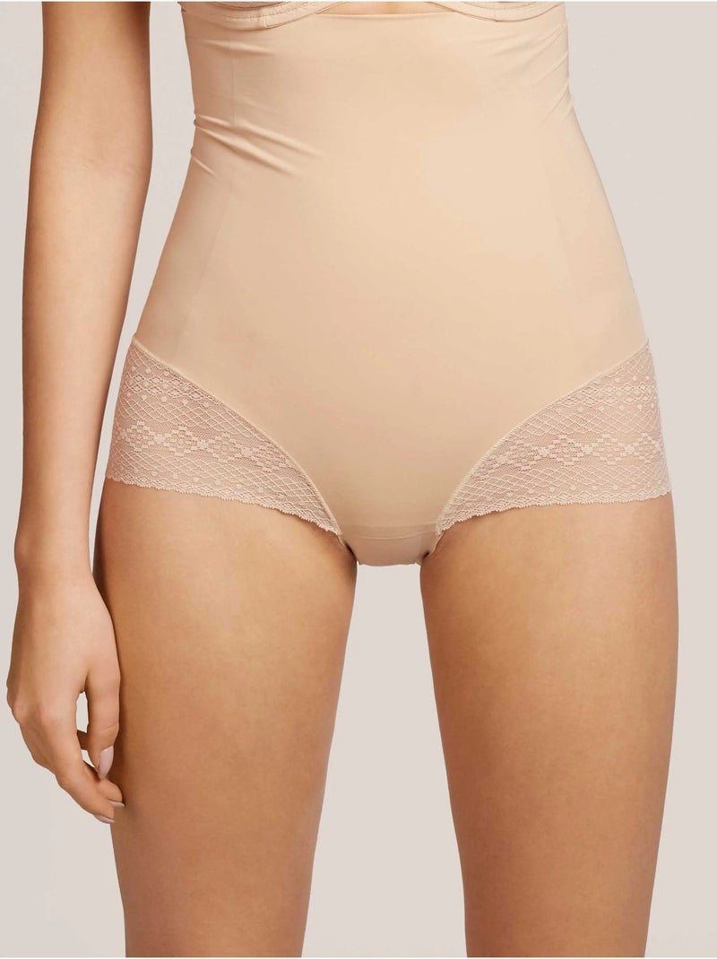 Culotte super haute modelante effet ventre plat Rose - Kiabi