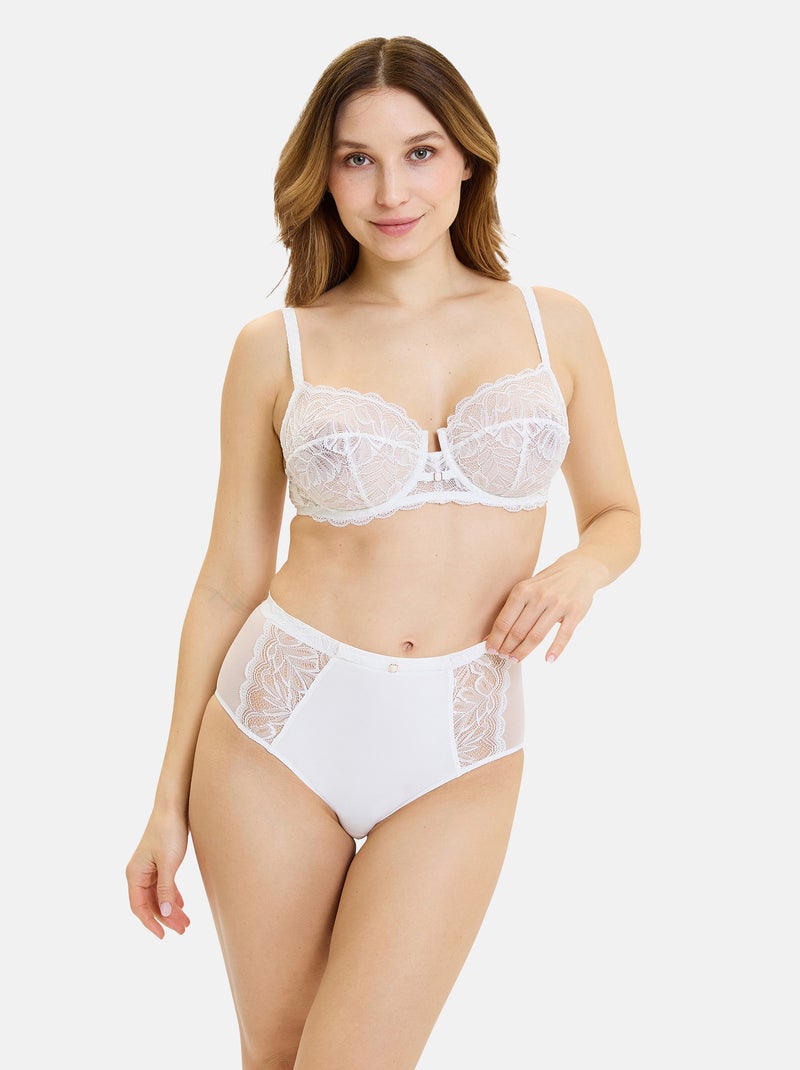 Culotte suzan sans complexe lingerie Ivoire - Kiabi