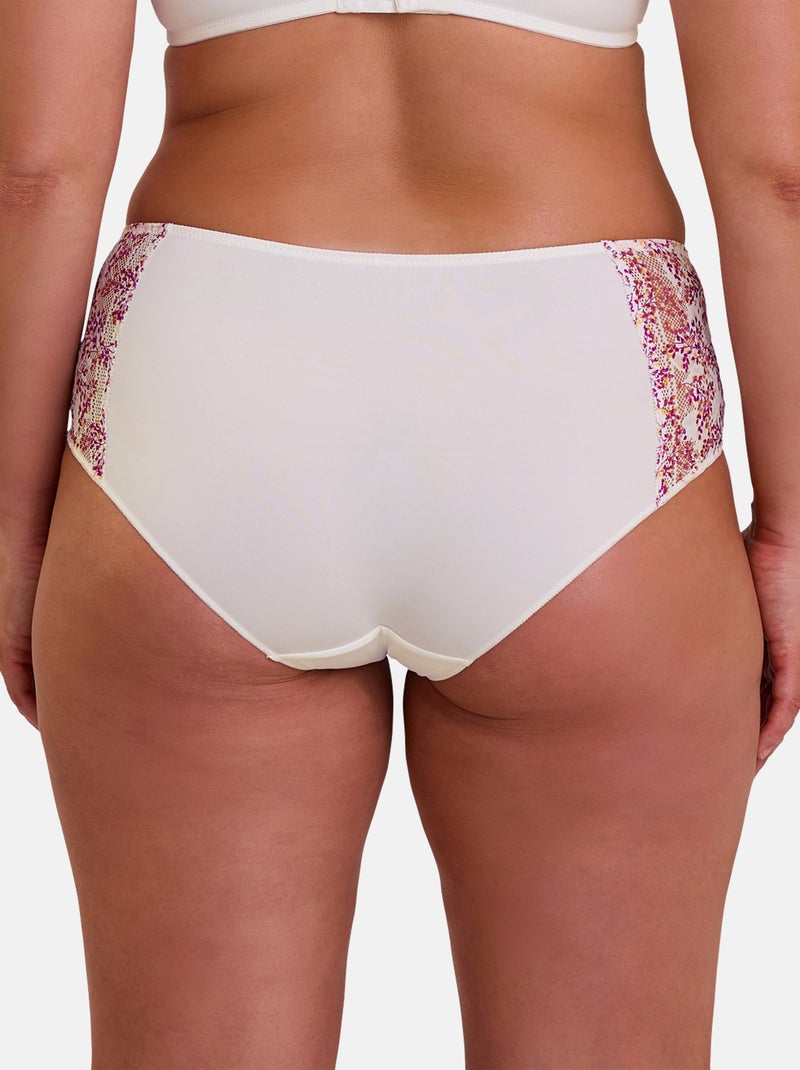 Culotte Suzie Fantaisie Sans Complexe Blanc Rose - Kiabi