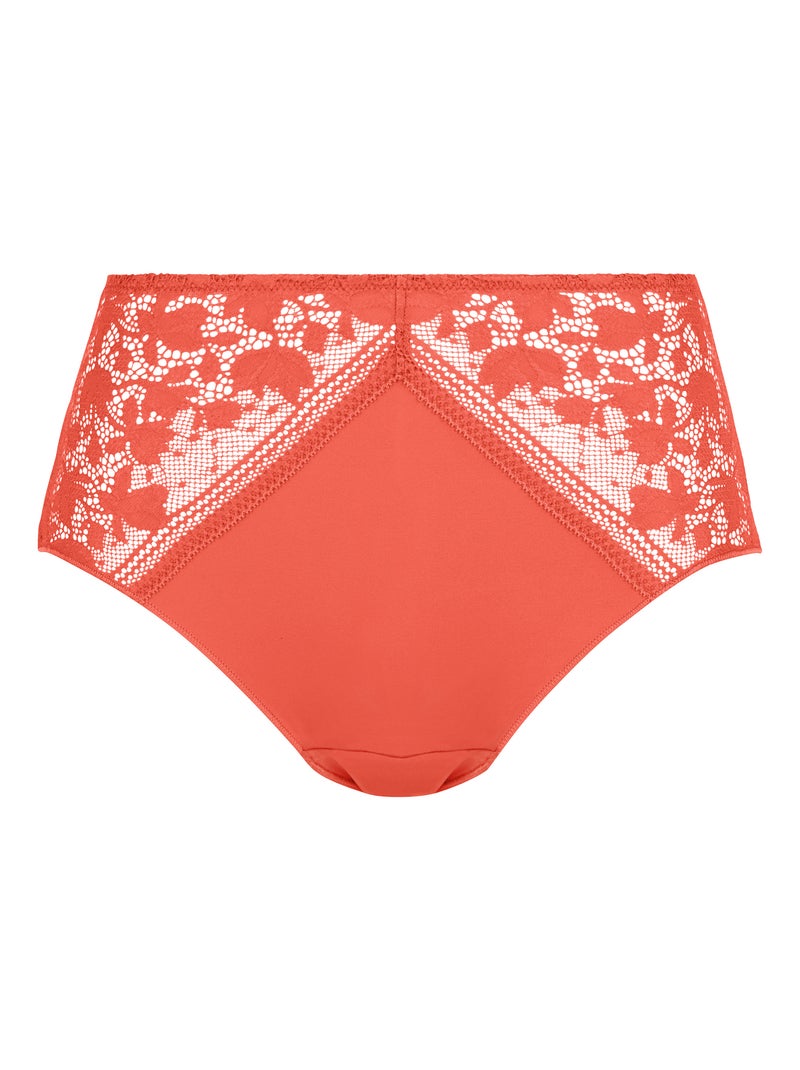 Culotte suzie sans complexe lingerie Orange corail - Kiabi