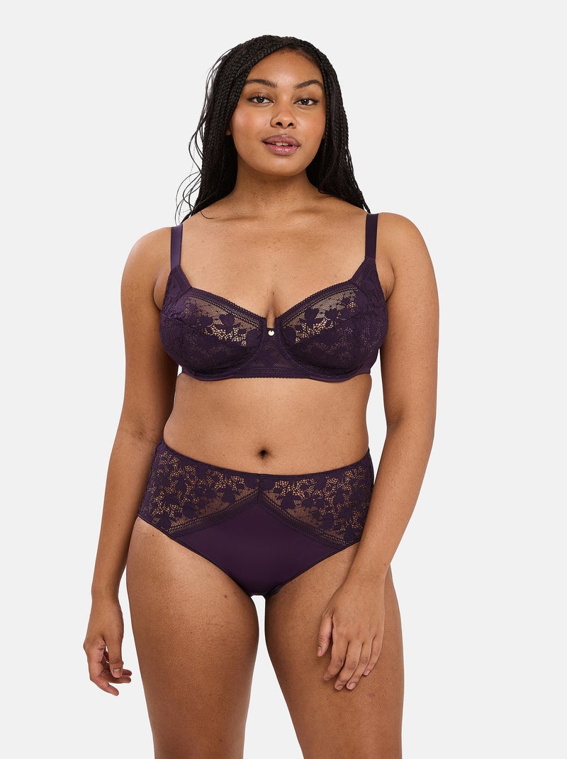 Culotte Suzie Sans Complexe Violet aubergine - Kiabi