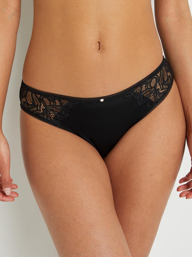 Culotte Syara - RougeGorge Lingerie Noir - Kiabi