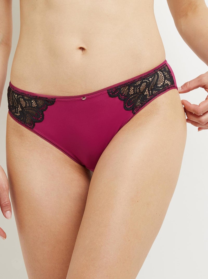 Culotte Syara - RougeGorge Lingerie Violet prune - Kiabi