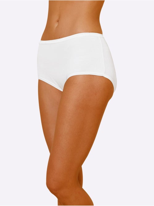 Culotte Taille Haute 50% Modal - Taille Standard - Witt - Lot de 2 - Kiabi