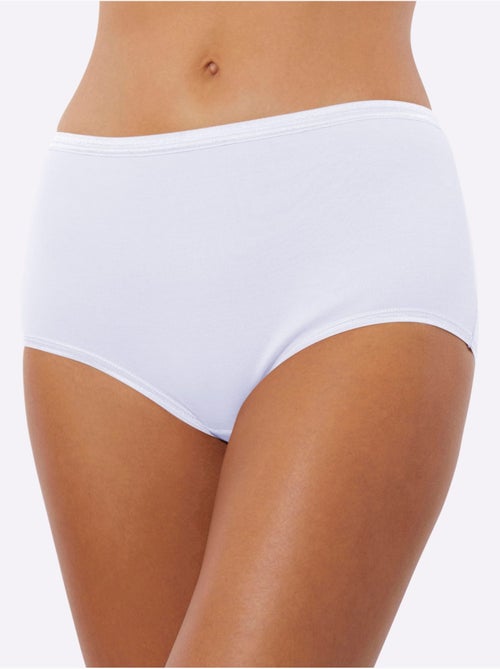 Culotte Taille Haute 50% Modal - Taille Standard - Witt - Lot de 2 - Kiabi