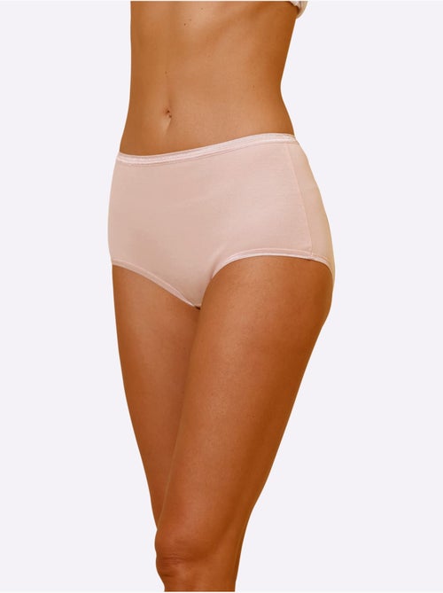 Culotte Taille Haute 50% Modal - Taille Standard - Witt - Lot de 2 - Kiabi