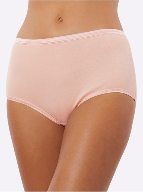 Culotte Taille Haute 50% Modal - Taille Standard - Witt - Lot de 2 - Kiabi